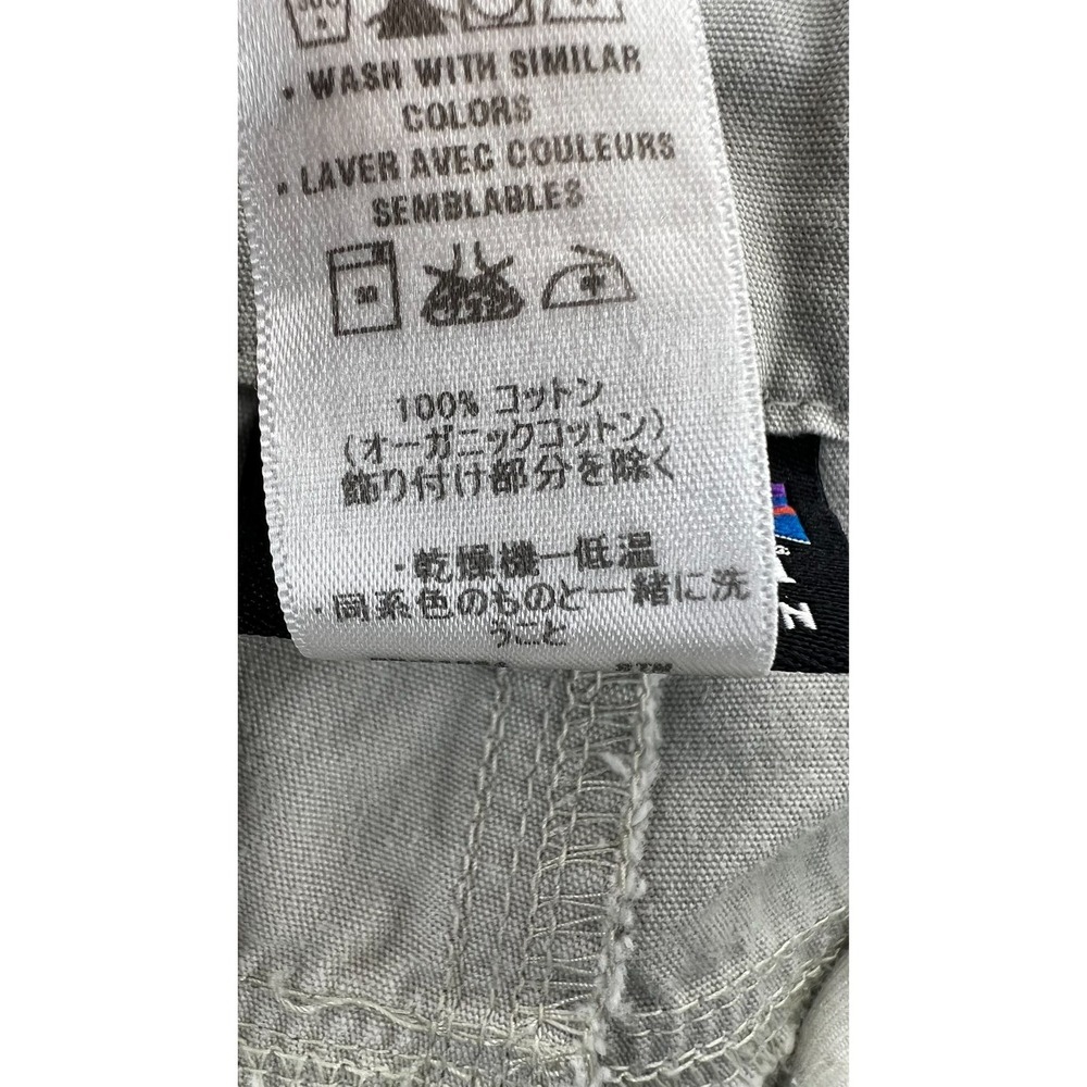 Patagonia Pants Mens Size 34 (Fit 34x30) Beige Off White Straight Leg Flat Front - Picture 11 of 13